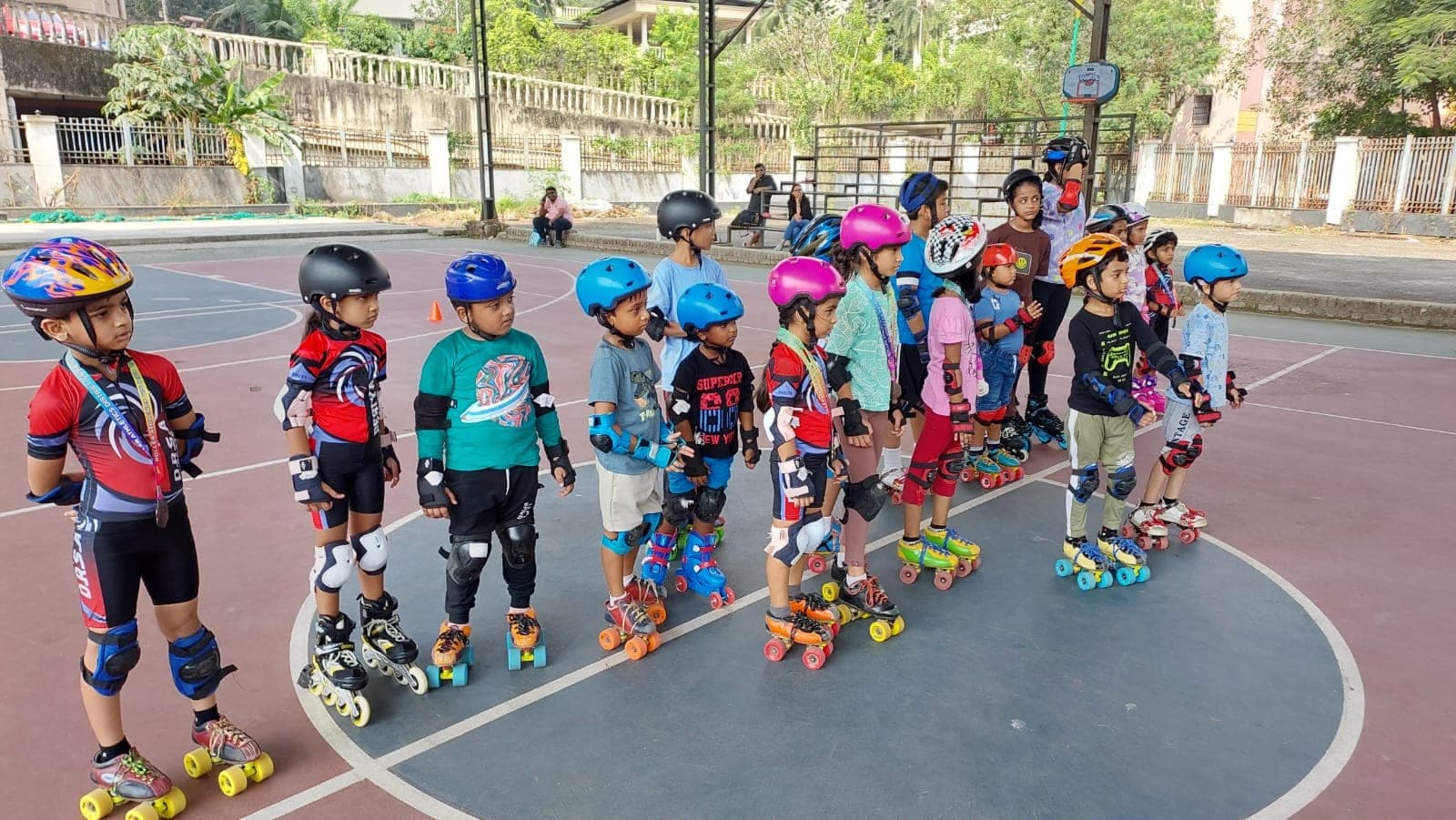 Dehiya Roller Skating Academy Skaters with Quad & Inline Gear